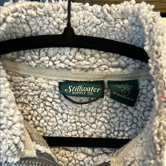 Cozy‎ Gray Sherpa Utility Jacket - Picture 2 of 4